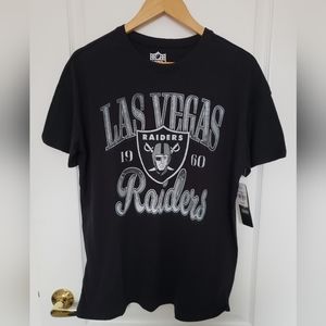 NWT Unisex oversized NFL Las Vegas Raiders Black graphic Tshirt